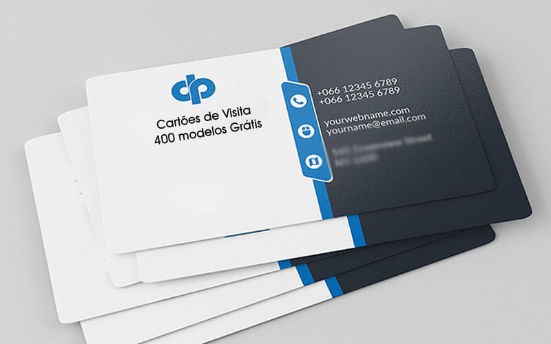 Cartões de Visita Download 400 modelos grátis